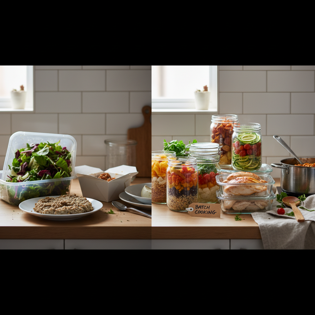 Why Meal Prep Fails and Batch Cooking Succeeds for Sustainable Healthy Eating