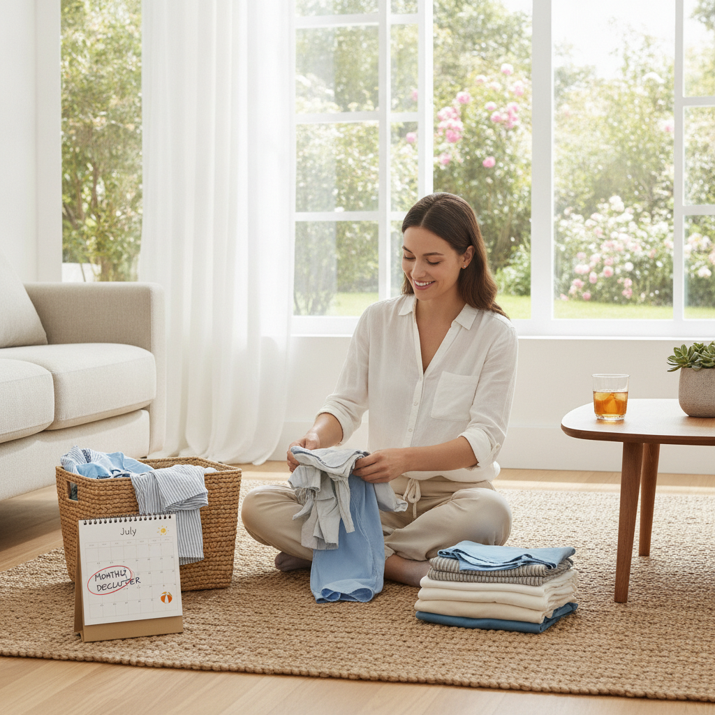 How Anchoring a Monthly Declutter Session to a Season-Specific Trigger Turns a Dreaded Chore Into a Predictable Habit
