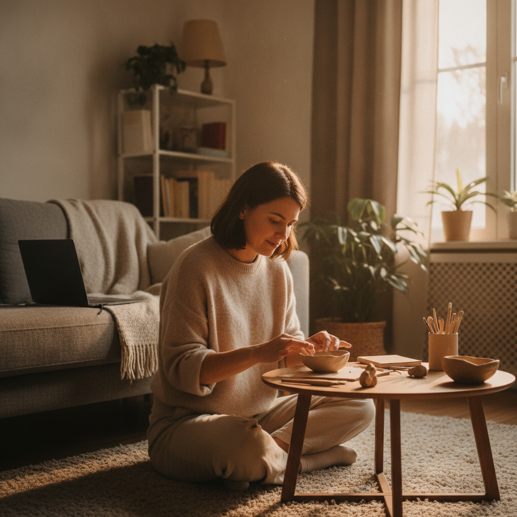 How Replacing Your Default After-Work Scroll With a Ten-Minute Tactile Hobby Creates a Cleaner Psychological Break Between Work and Evening