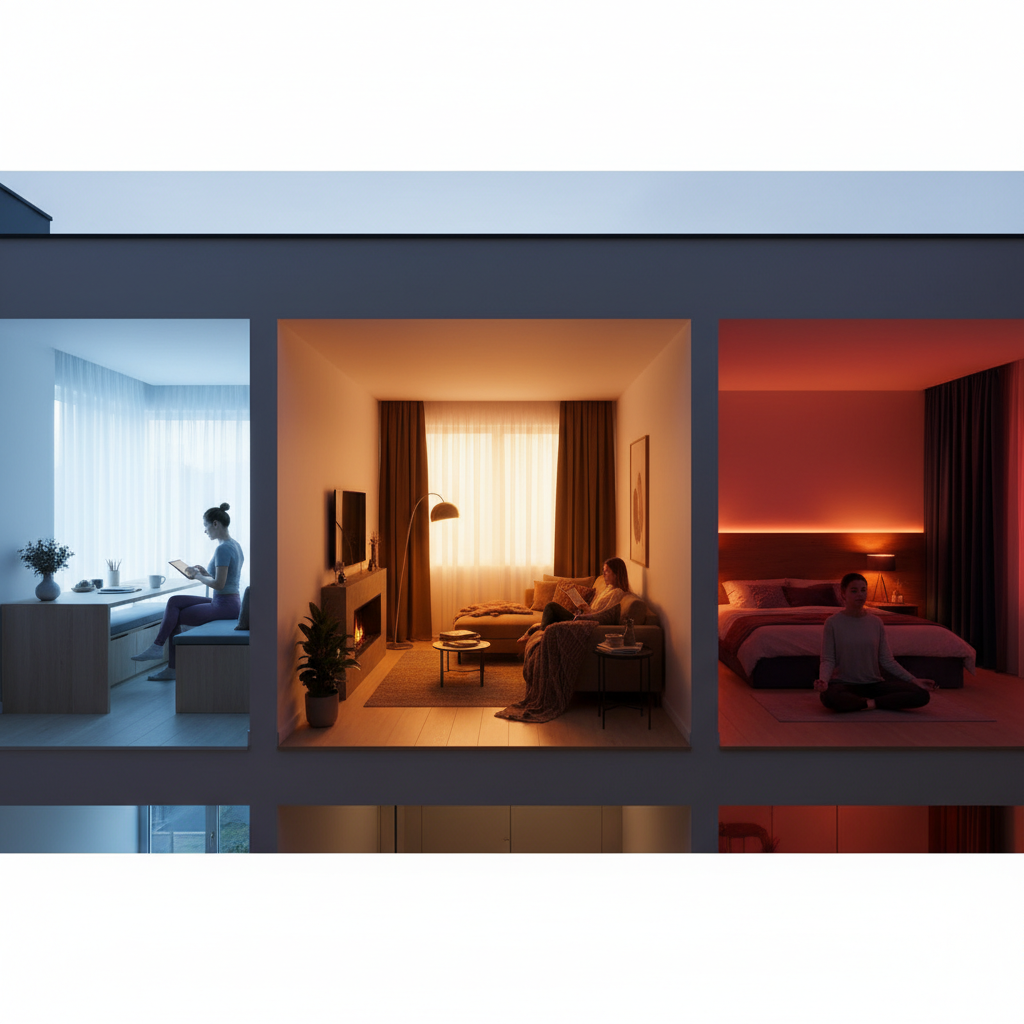 How Color Temperature Lighting Throughout Your Home Influences Mood and Productivity During Different Daily Activities