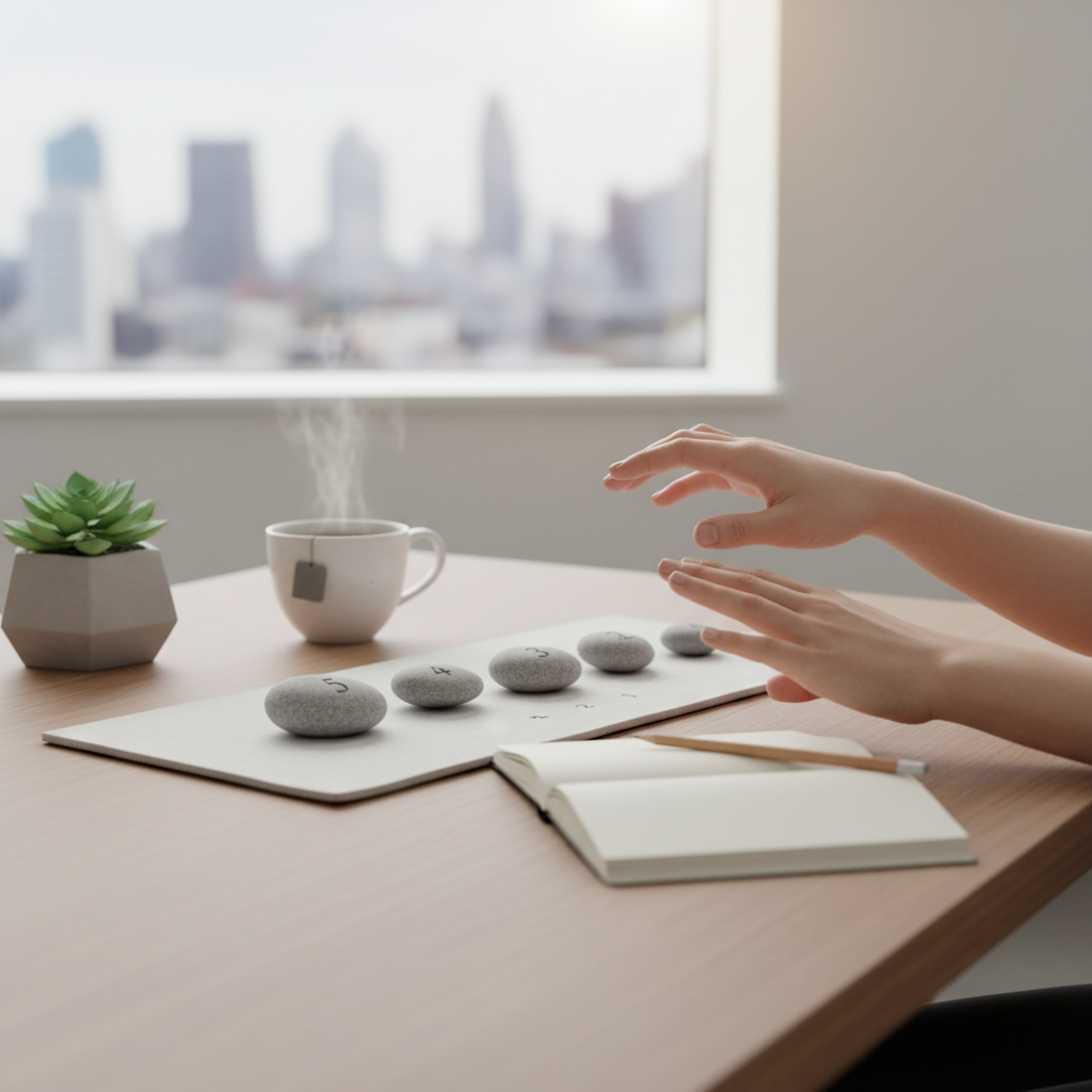 How the 54321 Method Creates Instant Calm During High-Stress Moments at Work