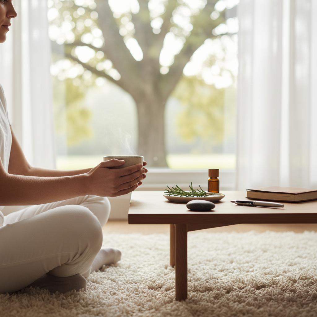 How the 5-4-3-2-1 Morning Sensory Check-In Grounds Anxious Minds Before Stressful Days