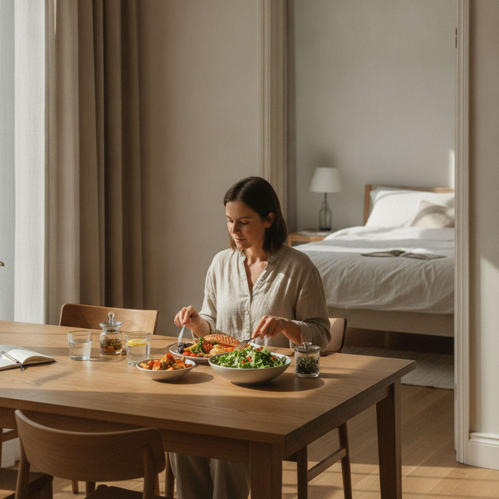 How Shifting Your Largest Meal to Midday Instead of Evening Affects Digestion, Sleep Quality, and Morning Appetite Over Several Weeks