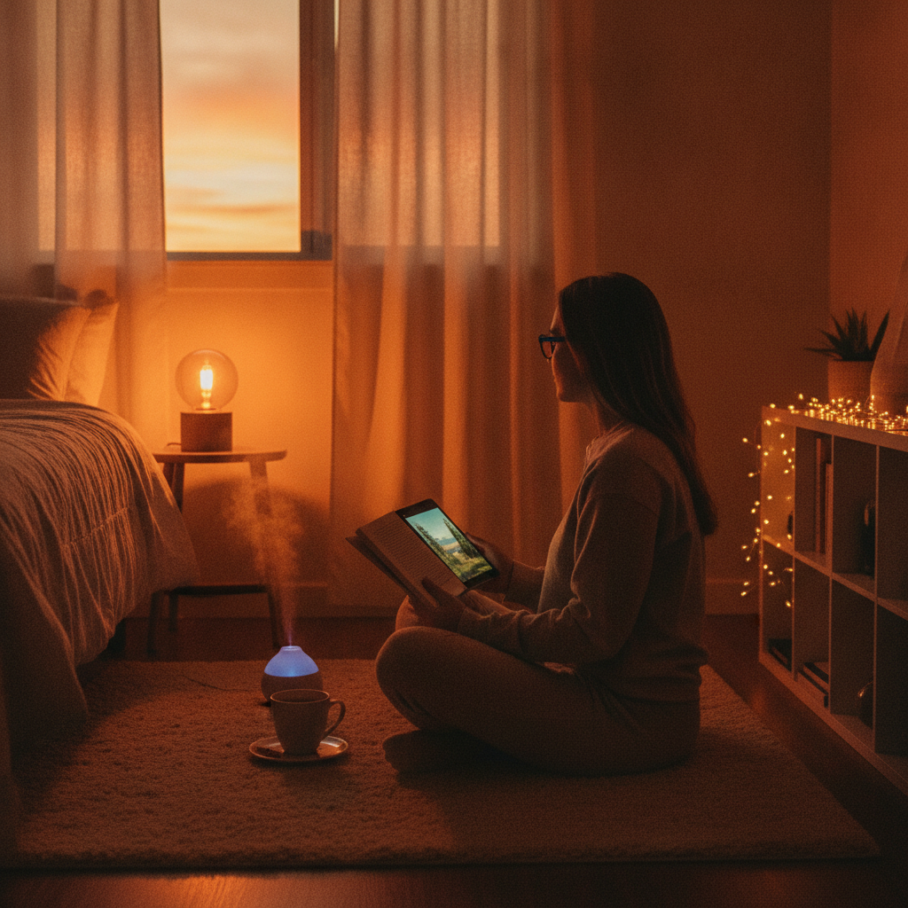 Why Adjusting Your Evening Light Environment One Hour Before Bed Has a Measurable Effect on Sleep Onset Speed