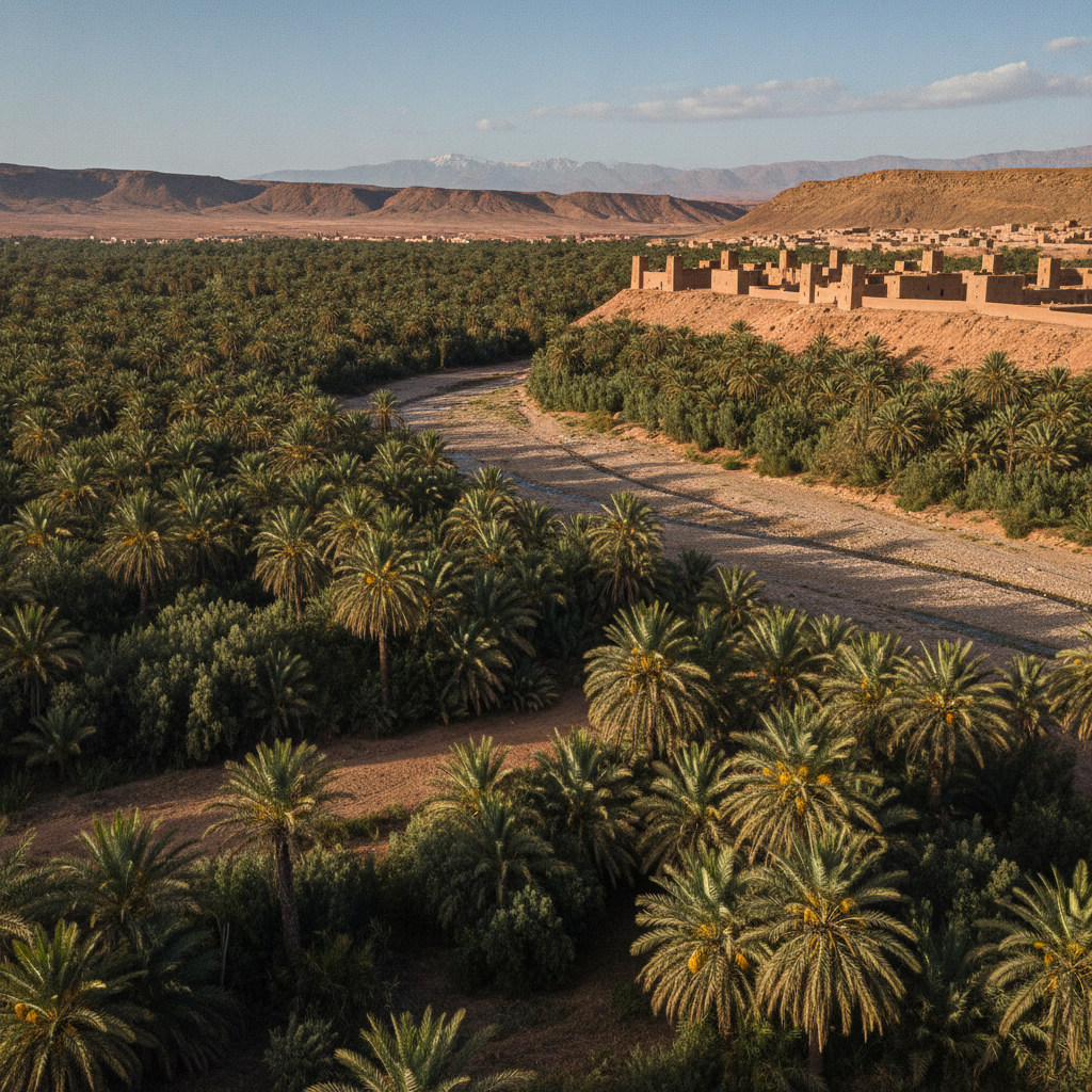 Morocco's Draa Valley in March Offers Blooming Desert Palms and Empty Kasbah Guesthouses Before Spring Tourists Arrive