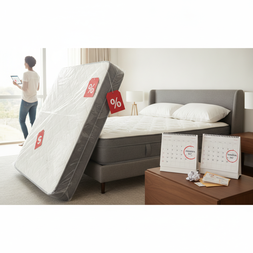How Timing a Mattress Purchase Around the Presidents Day and Memorial Day Sale Cycles Saves More Than Any Coupon Code