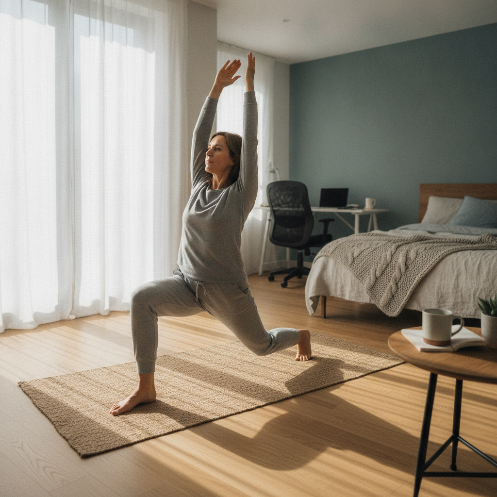 How Adding a Short Mobility Sequence Immediately After Waking Reduces the Stiffness That Compounds Into Chronic Discomfort Over Sedentary Workdays