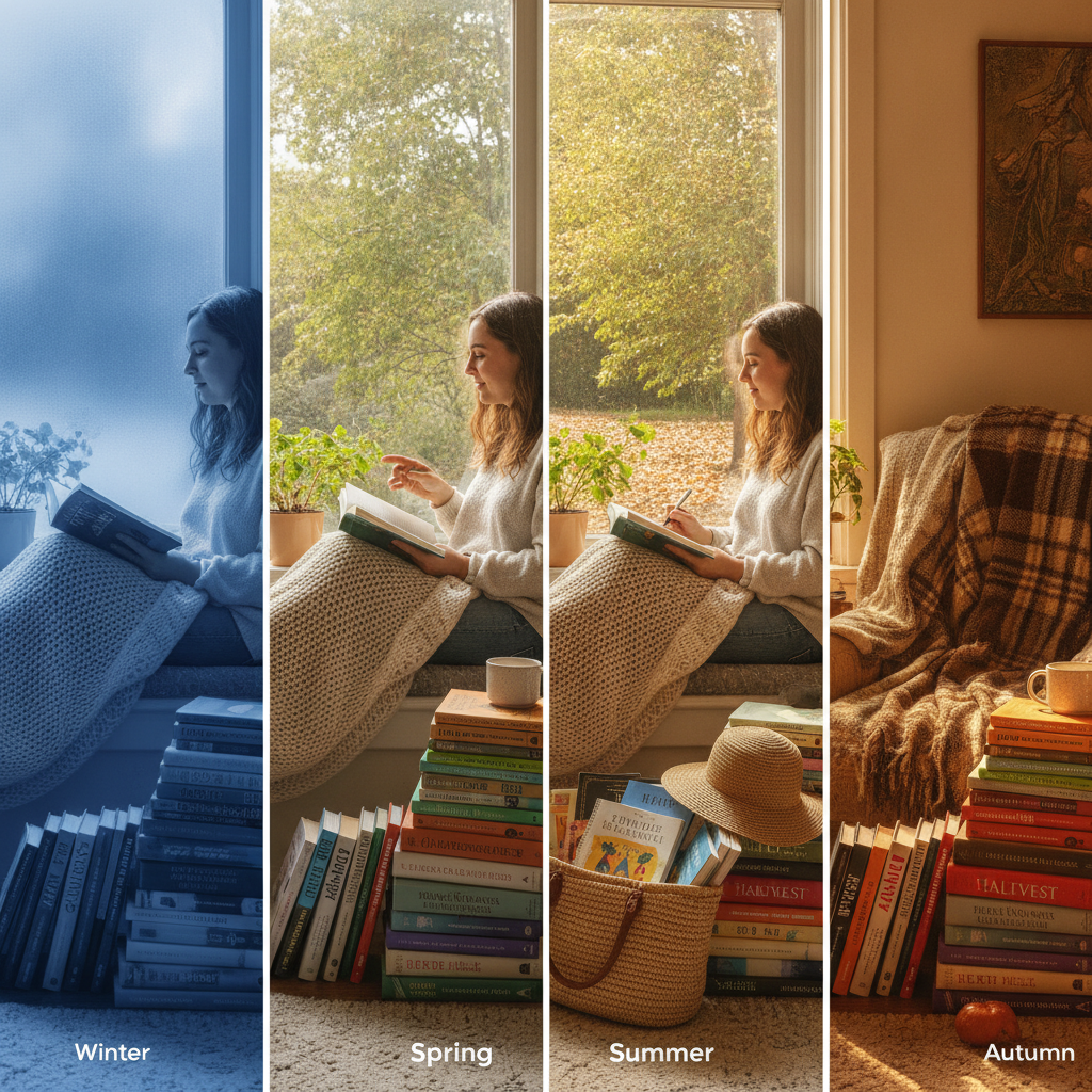 How Building a Seasonal Reading List Around Your Annual Energy Patterns Turns Passive Downtime Into Intentional Personal Development