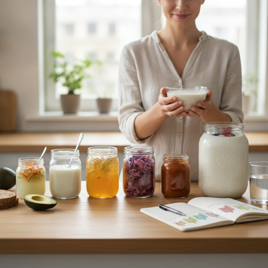 How Incorporating One Fermented Food Into Your Daily Meals Over Six Weeks Gradually Shifts Digestive Consistency and Bloating Patterns