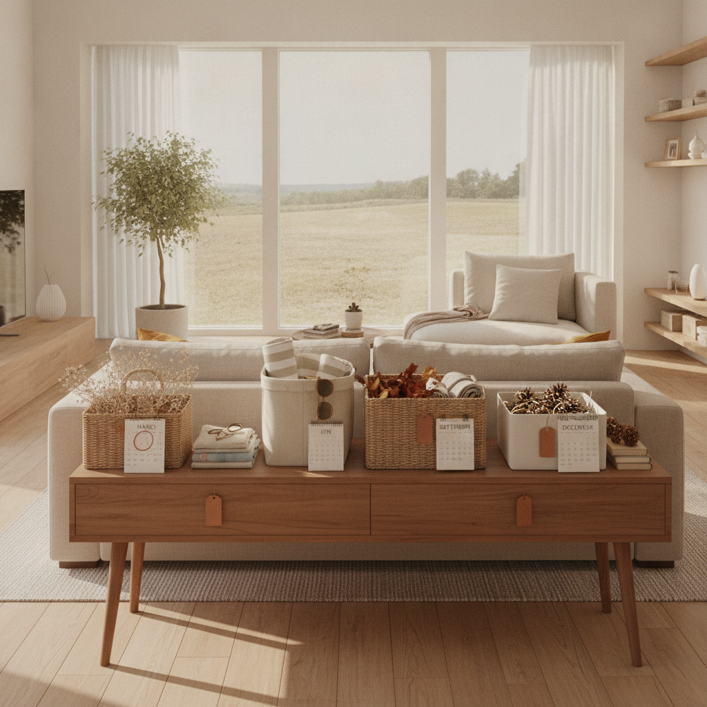 How Designing a Seasonal Declutter Rhythm Around Four Annual Anchor Dates Keeps a Home From Accumulating Quiet Chaos