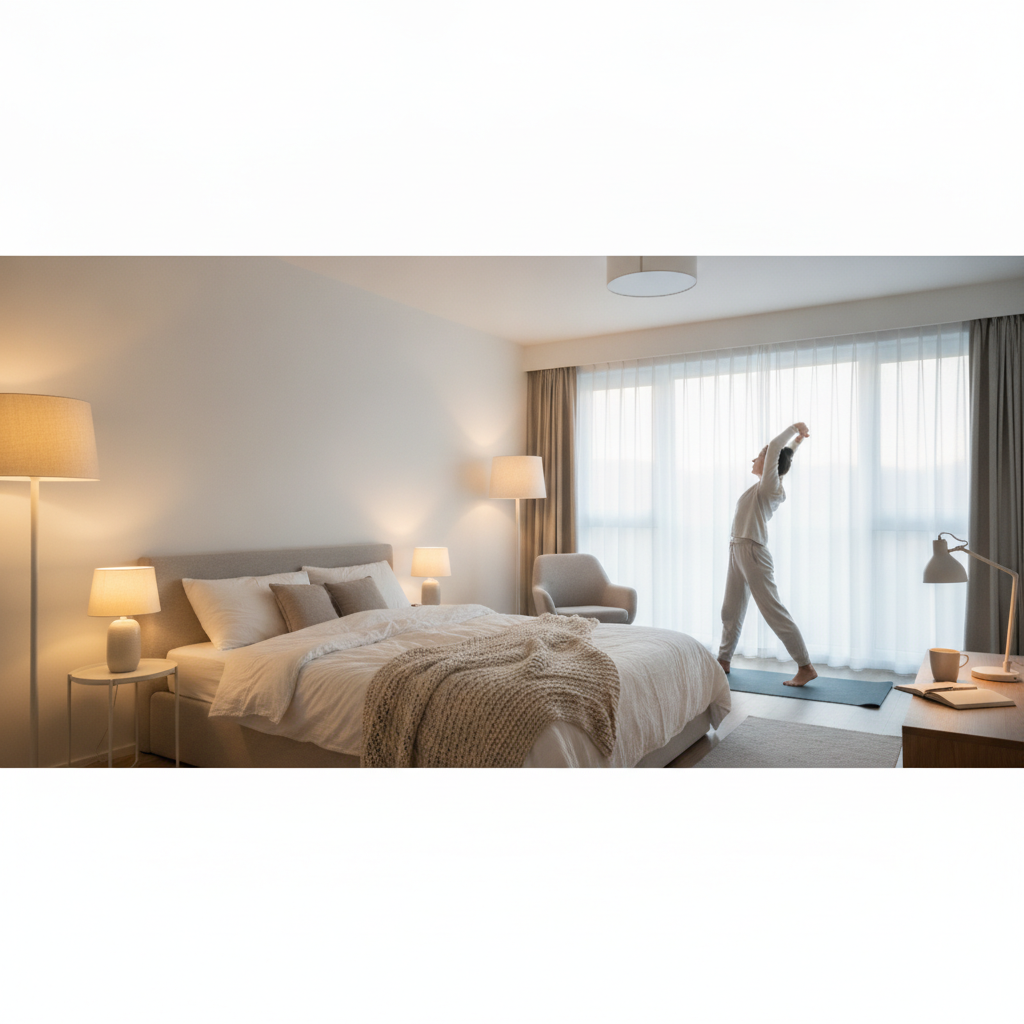 How Replacing Your Bedroom's Overhead Light With Layered Lamp Sources Changes Your Evening Mood and Morning Motivation