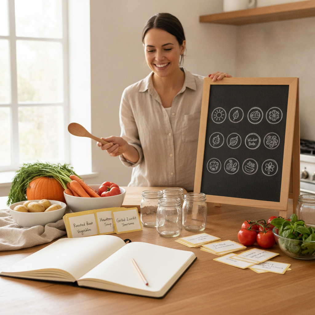 How Creating a Seasonal Meal Repertoire of Ten to Fifteen Core Recipes Reduces Daily Decision Fatigue Without Sacrificing Variety