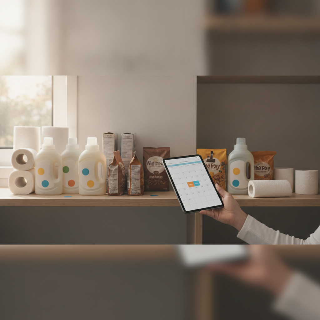 Why Buying Consumable Household Staples in Predictable Cycles Rather Than Reactively Reduces Your Annual Spend Without Bulk Warehousing