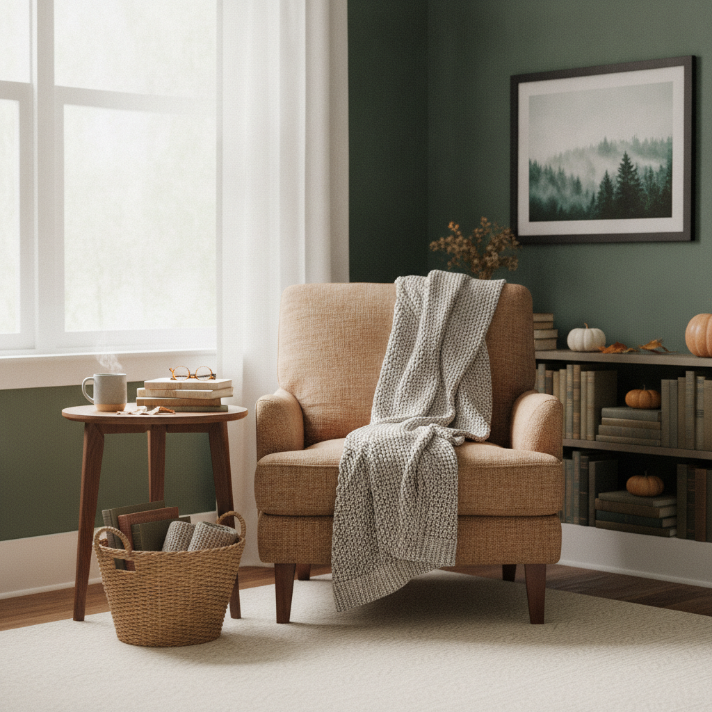 How Building a Dedicated Seasonal Reading Corner Into One Corner of Your Home Changes How Consistently You Return to Books Each Evening