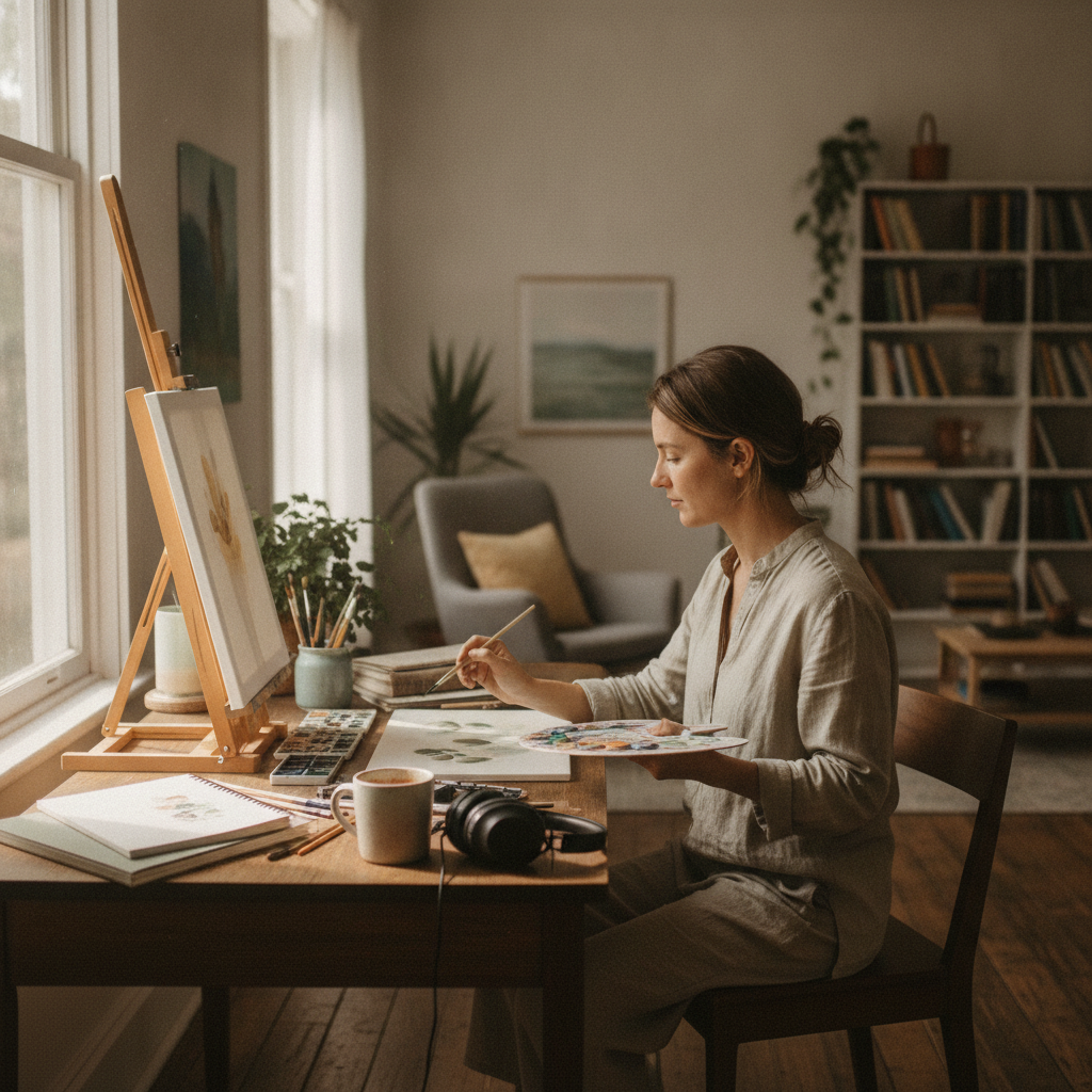How Treating Your Weekend Mornings as a Protected Creative Window Rather Than Recovery Time Gradually Builds a Skill You Actually Want