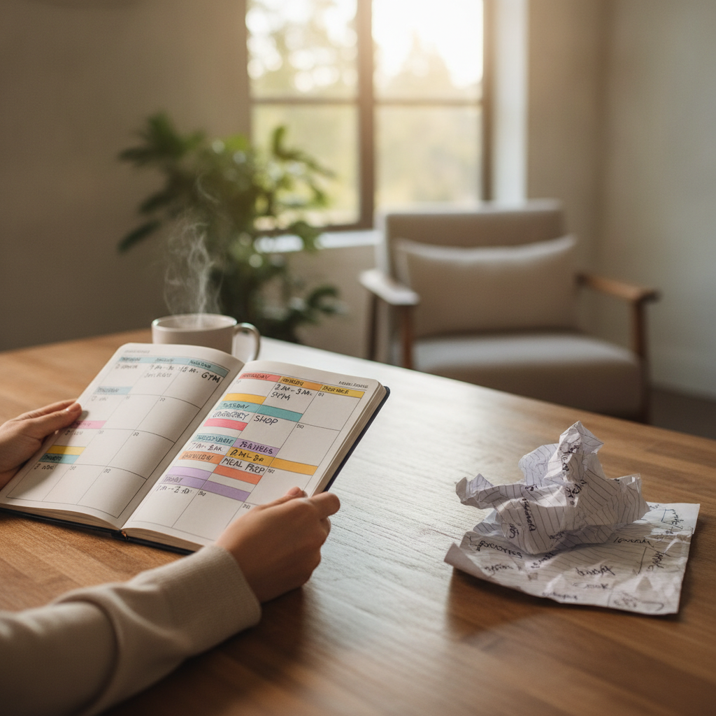 Why Assigning Every Recurring Weekly Task a Fixed Time Slot Rather Than a To-Do List Entry Reduces the Cognitive Friction of Getting Started