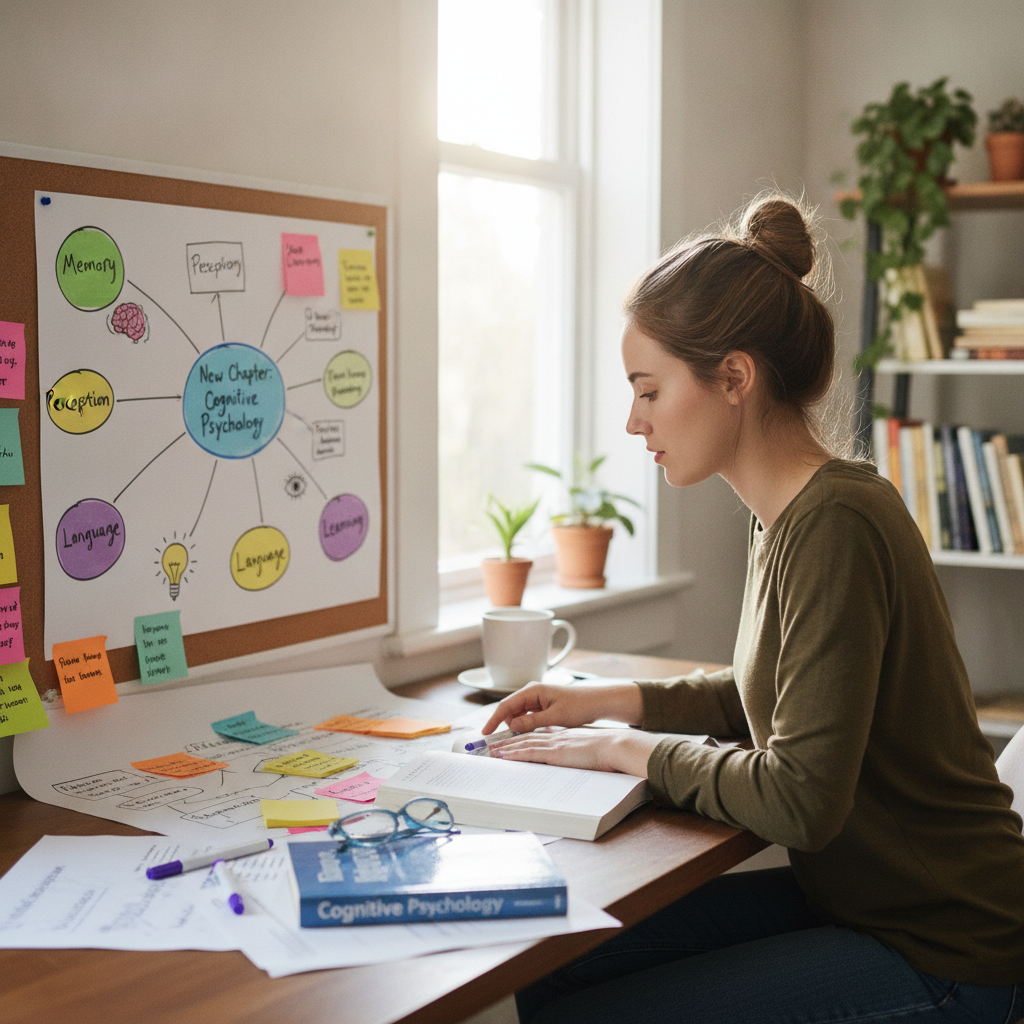 How Using Concept Mapping Before Reading a New Chapter Improves Information Integration for Visual Learners