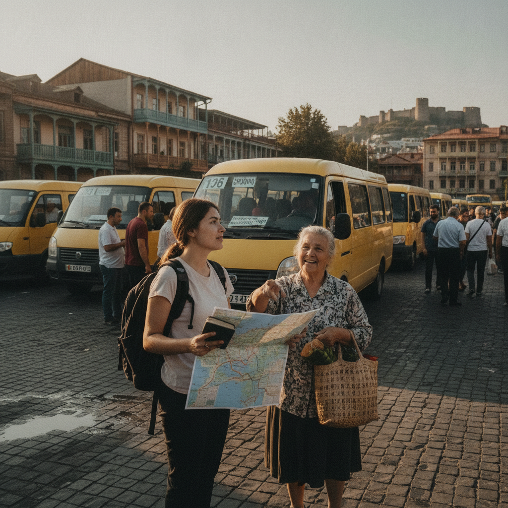 How to Use Tbilisi's Marshrutka Network as a First-Time Visitor Without a Data Plan