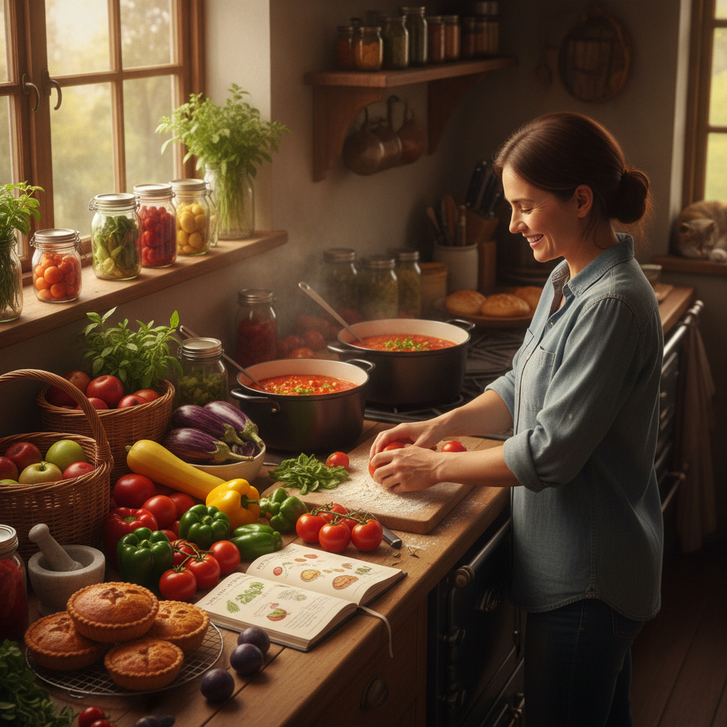 How the Tradition of Seasonal Preserving and Batch Cooking in Late Summer Anchors Household Rhythm and Quietly Cuts Winter Food Costs