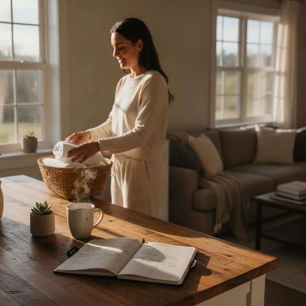 How Assigning Every Recurring Household Task a Fixed Day Rather Than a Flexible Window Eliminates the Low-Grade Guilt of Postponed Chores