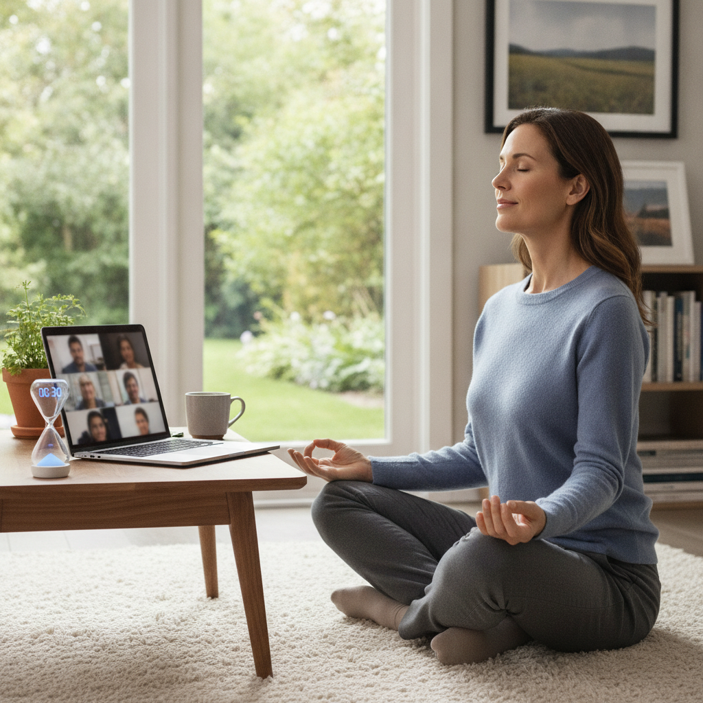 How Timing Short Breathing Reset Exercises Between Back-to-Back Video Calls Prevents the Cortisol Accumulation That Drains Afternoon Mental Clarity