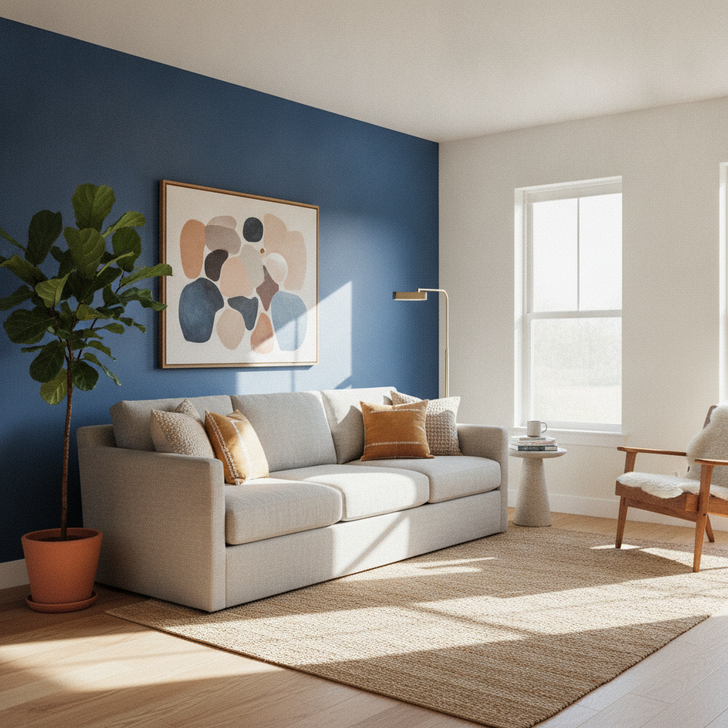 The Case for Painting Just One Wall a Deep Color and How to Choose Which Wall Without Getting It Wrong