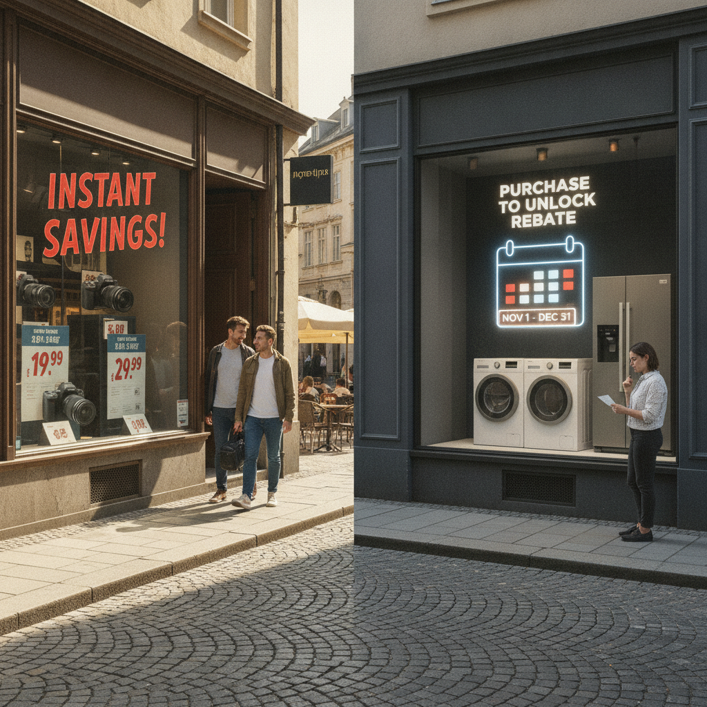 How Manufacturer Rebate Submission Windows Differ From Instant Discounts and When Each Actually Saves You More
