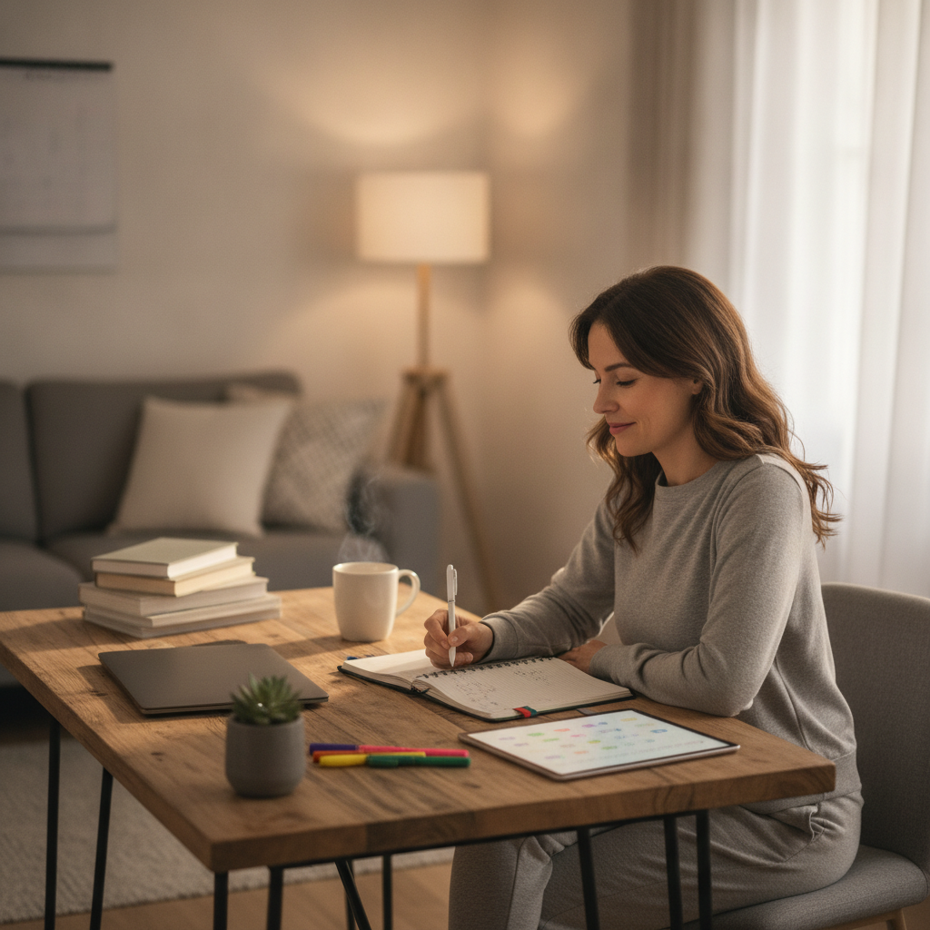 How Designing a Weekly Reset Hour on Sunday Evenings Reduces the Cognitive Load You Carry Into Monday Morning
