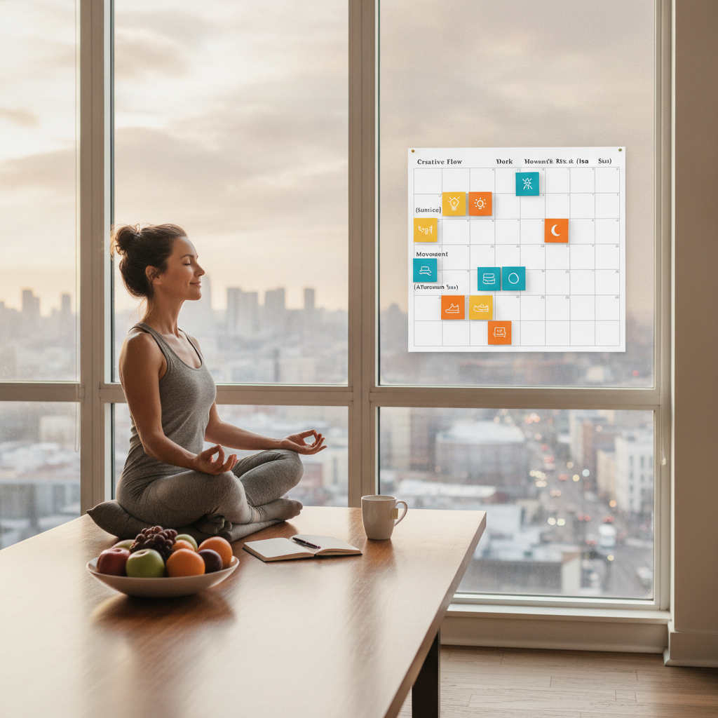 Restructuring Your Weekly Schedule Around Energy Peaks Instead of Clock Hours