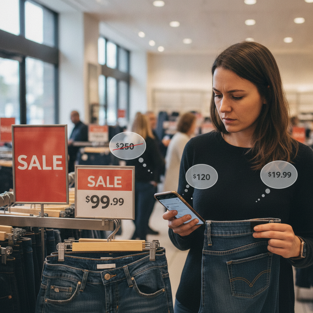 How Price Anchoring in Retail Environments Manipulates Your Sense of Value and the Three Checks That Expose Whether a Marked-Down Price Is Actually a Deal