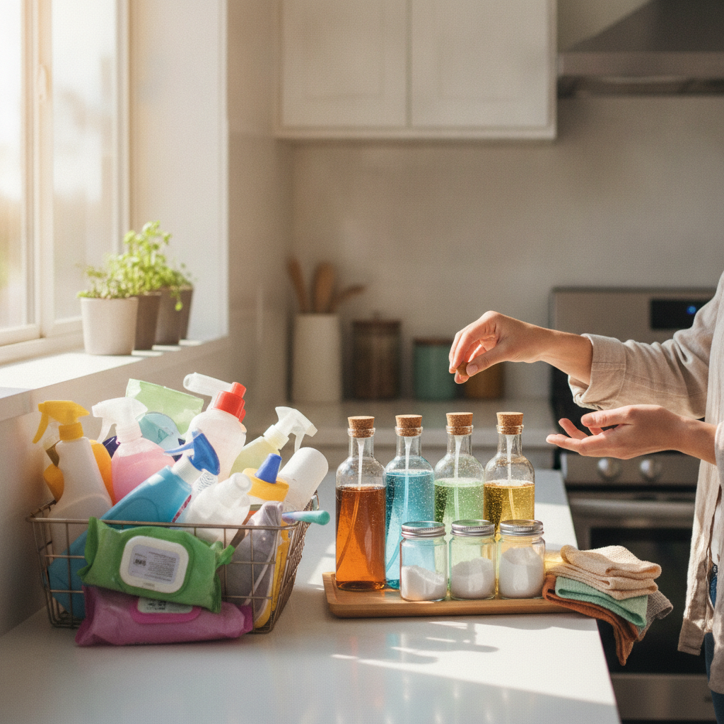 How Switching From Single-Use Cleaning Products to a Small Set of Concentrated Multipurpose Alternatives Cuts Household Supply Costs Without Sacrificing Cleanliness