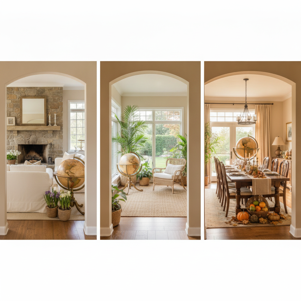How Rotating a Single Statement Object Through Each Room Seasonally Refreshes a Home Without Buying Anything New