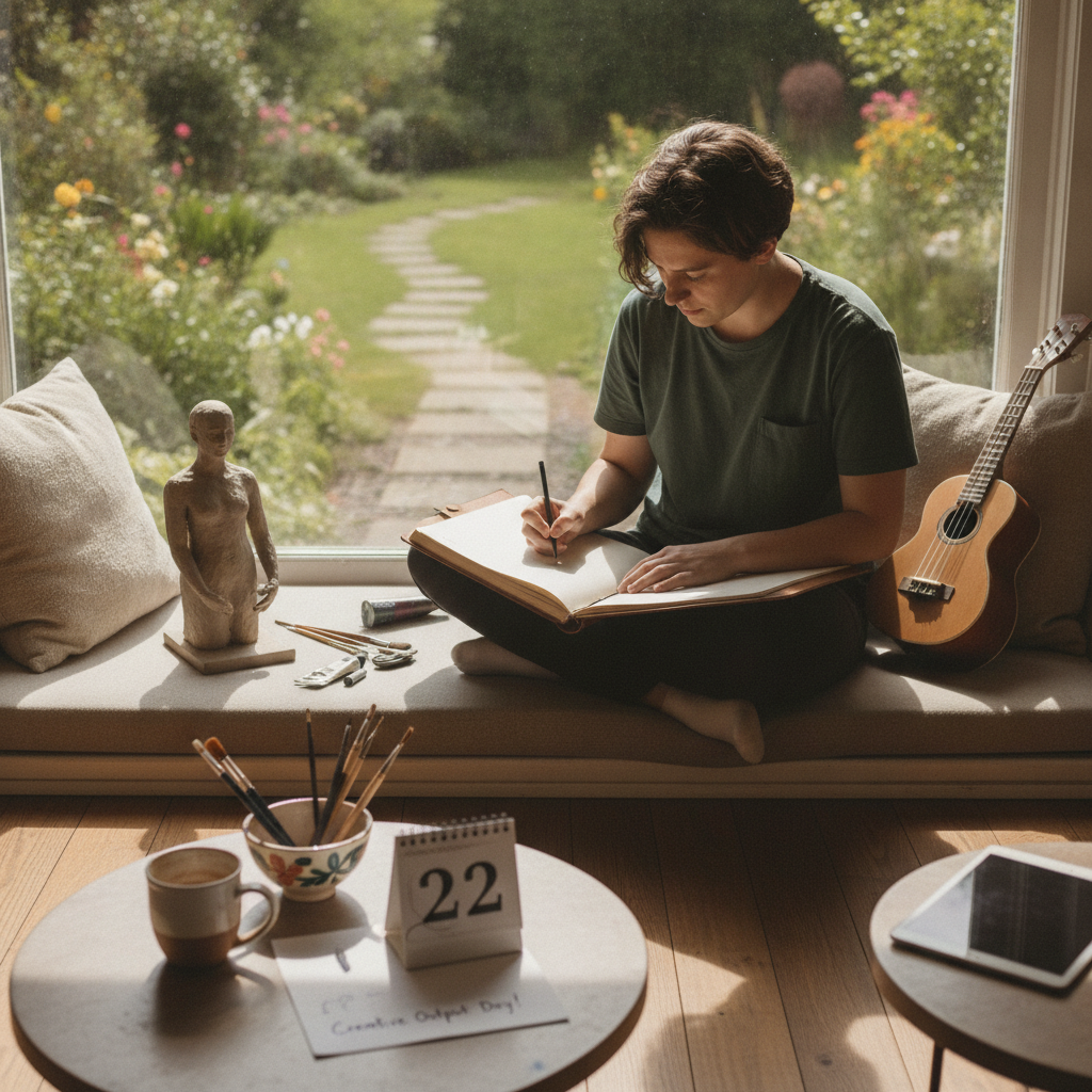 Why Defining a Personal Creative Output Day Once a Month Produces a Stronger Sense of Identity Than Consuming Content Ever Can