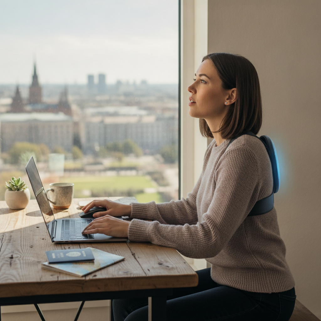 How Posture-Monitoring Wearables That Vibrate on Slouch Detection Are Creating Passive Awareness in People Who Work at Desks All Day