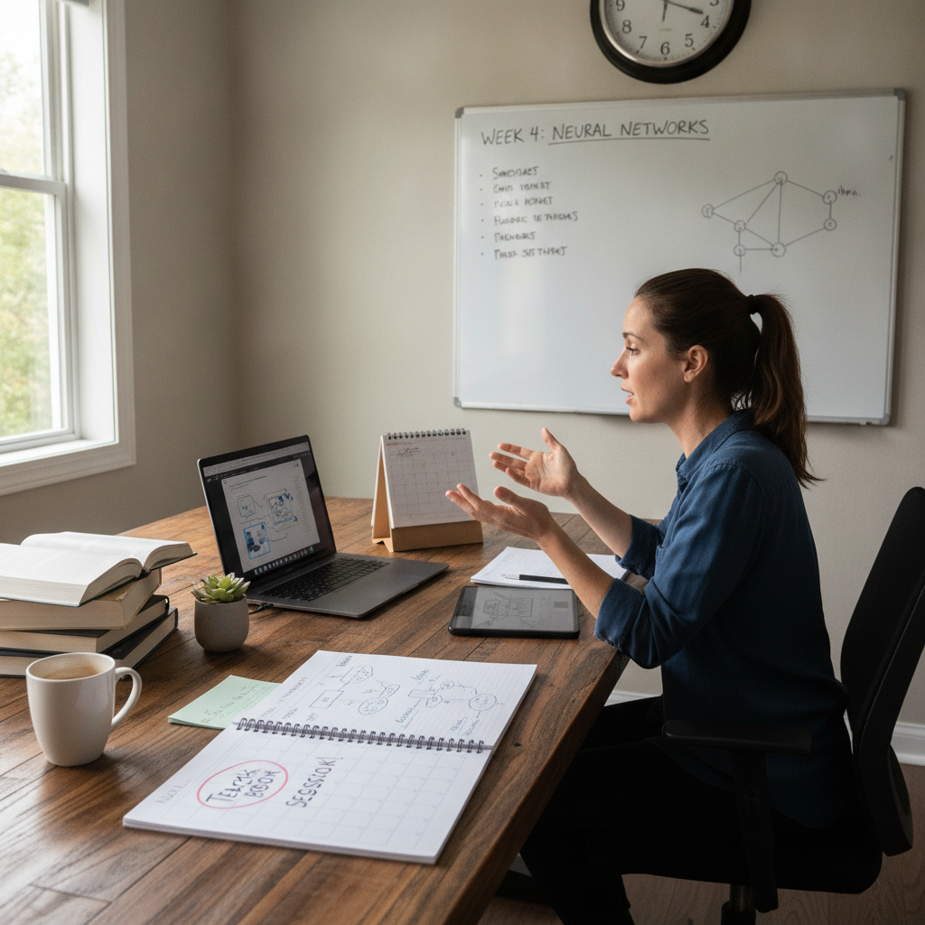 How Assigning Yourself a Weekly Deadline to Teach Back One New Concept Builds Accountability in Self-Directed Learning
