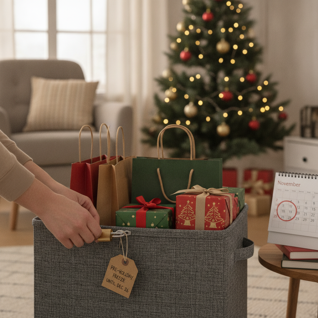 How to Build a Pre-Holiday Shopping Freeze Period That Stops Impulse Spending in the Weeks Before Sales Begin