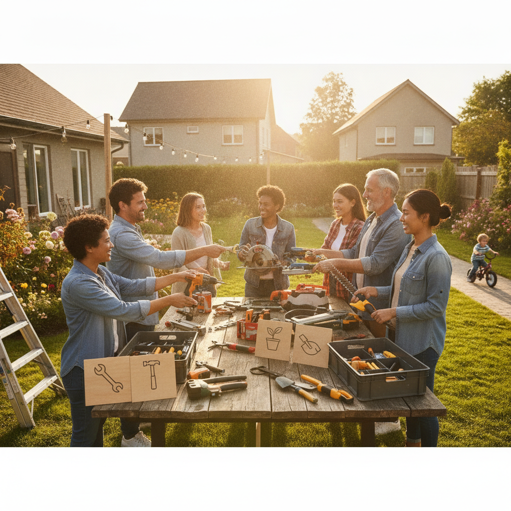 Why Building a Rotating Library of Borrowed Tools Among Neighbors Reduces Household Spending and Quietly Strengthens Community Ties