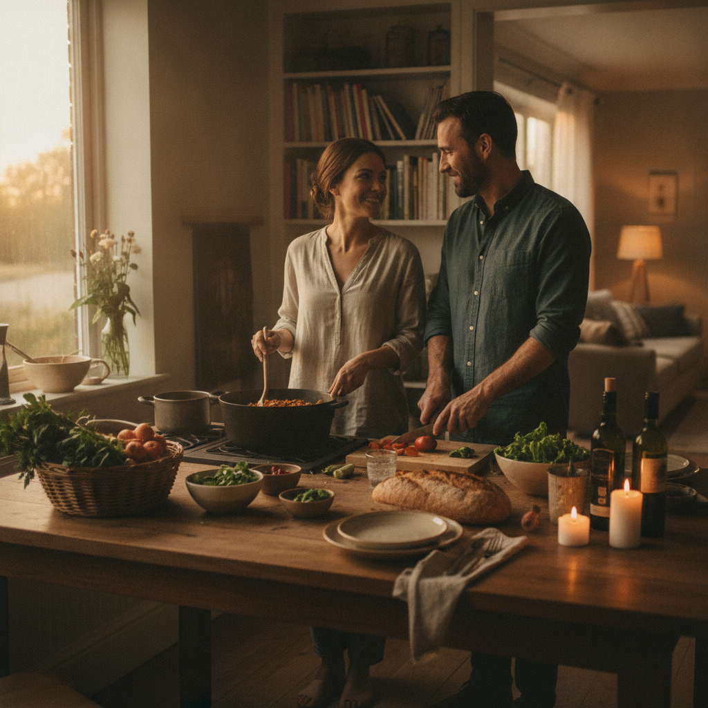 How Anchoring One Weeknight to a Slow Intentional Meal Cooked From Scratch Changes Your Relationship With Time and Stress More Than Any Productivity Hack