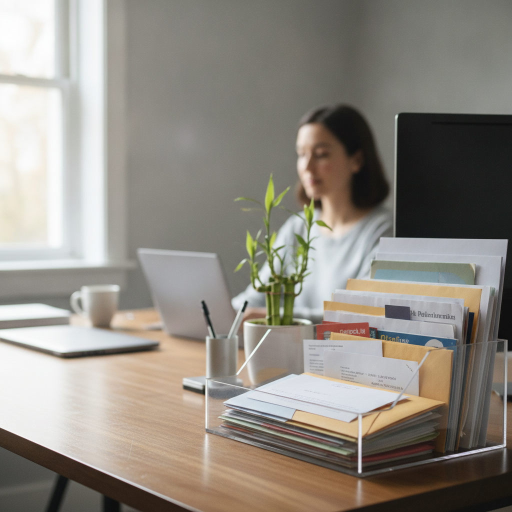 How Designating a Single Physical Inbox Tray for All Incoming Household Paper Reduces the Mental Clutter That Quietly Erodes Daily Focus