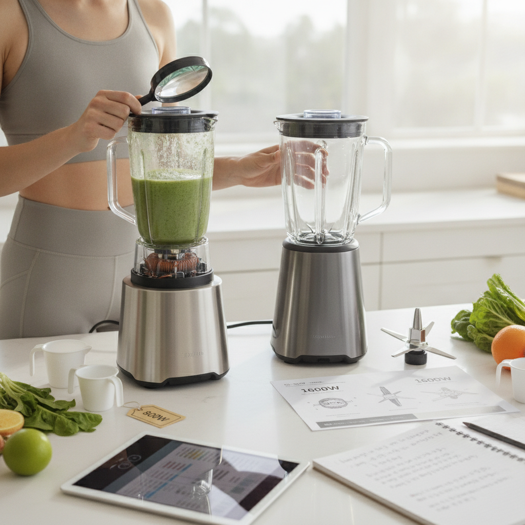 How Reading Blender Motor Wattage Against Blade Design Specifications Reveals Which Mid-Range Models Match Premium Performance at Half the Cost