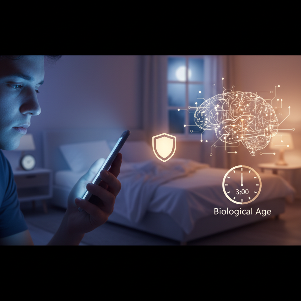 The Hidden Sleep Saboteur: Why Your Evening Phone Habit Is Aging You Faster (And 7 Science-Backed Ways to Fix It)