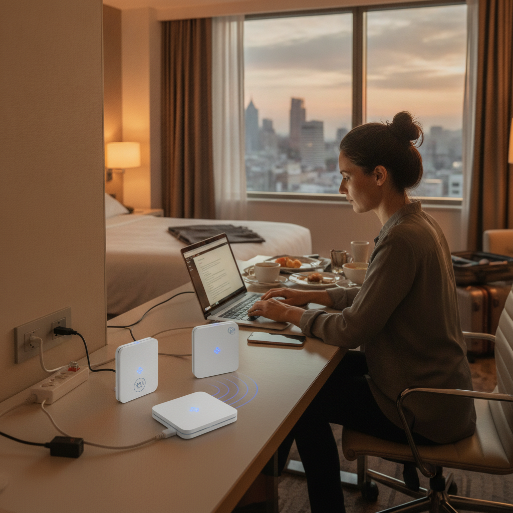 How Mesh Wi-Fi Travel Routers With VPN Passthrough Are Solving the Unreliable Hotel Connectivity Problem for Remote Workers on Extended Stays