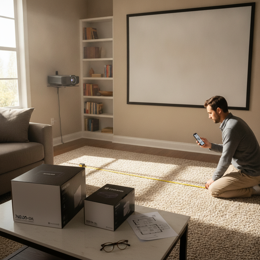 How Reading Projector Lumen and Throw Ratio Specifications Against Your Actual Room Dimensions Prevents Overpaying for Home Theater Performance Your Space Cannot Support