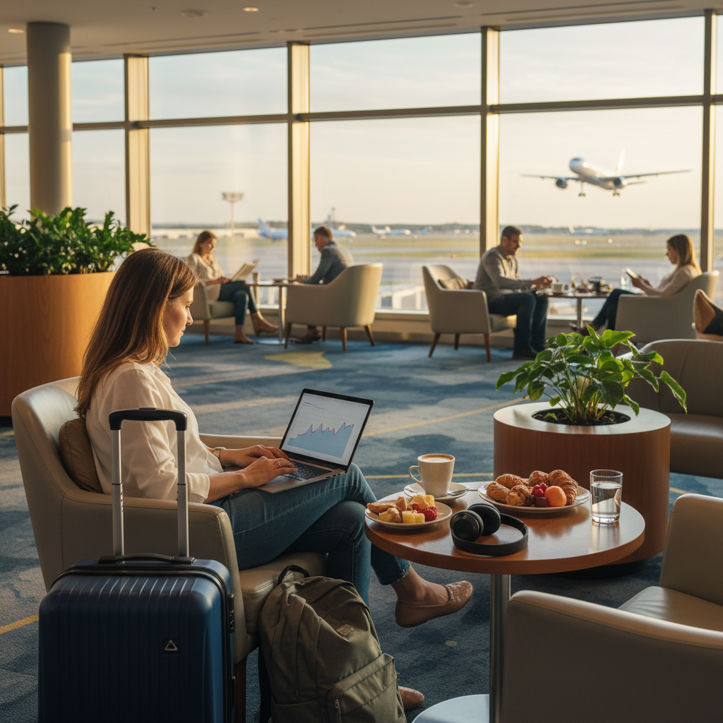 How Airport Lounge Day Passes Cost Less Than Food and WiFi When Traveling Solo