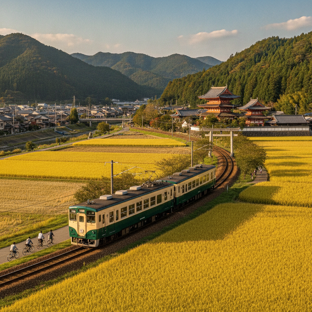 How Booking a Slow Train Journey Through Japan's Kibi Plains Between Okayama and Tsuyama Delivers Rural Scenery and Historic Temples Without the Shinkansen Price Tag