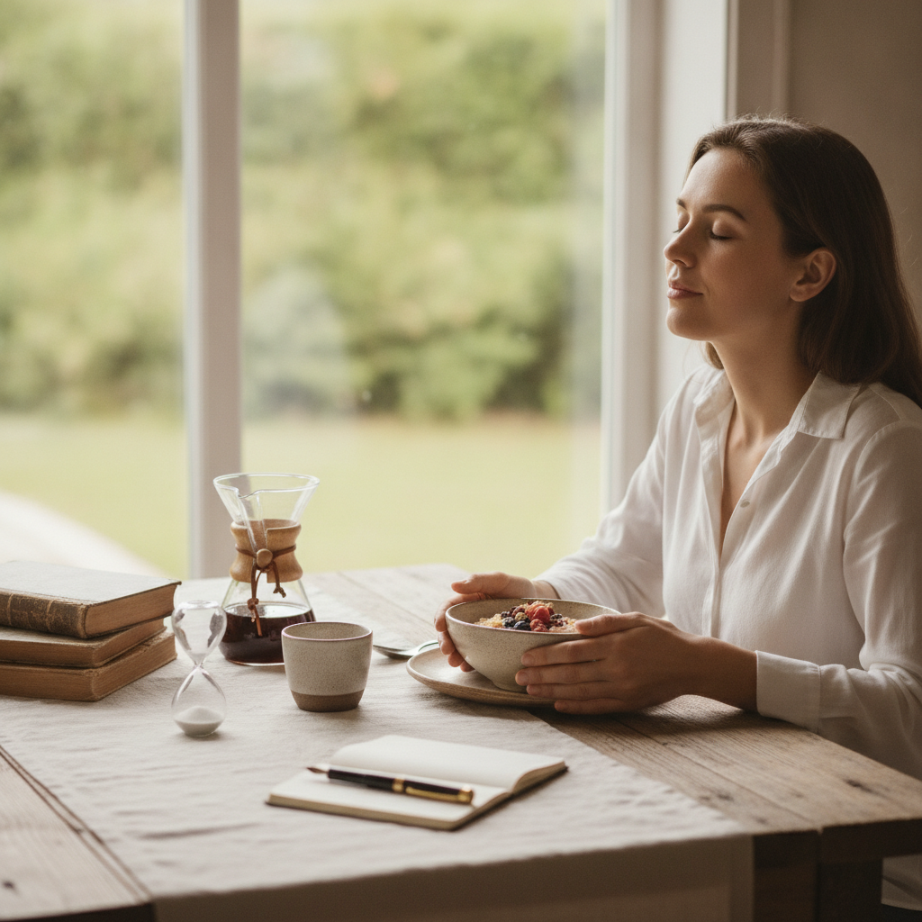 How Treating One Meal Per Week as a Completely Unhurried Ritual Changes Your Relationship With Eating and Time
