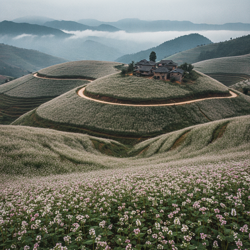 Vietnam's Ha Giang Loop in Early March Offers Buckwheat Flower Fields and Empty Mountain Guesthouses Before Spring Break Travelers Arrive