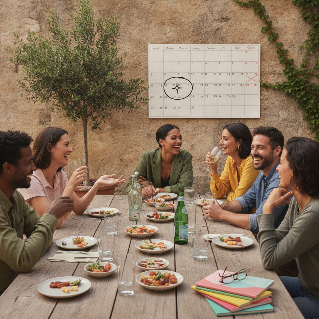 How Structuring Your Social Calendar Around a Monthly Anchor Event Instead of Spontaneous Plans Reduces Loneliness While Protecting Energy Across Busy Seasons