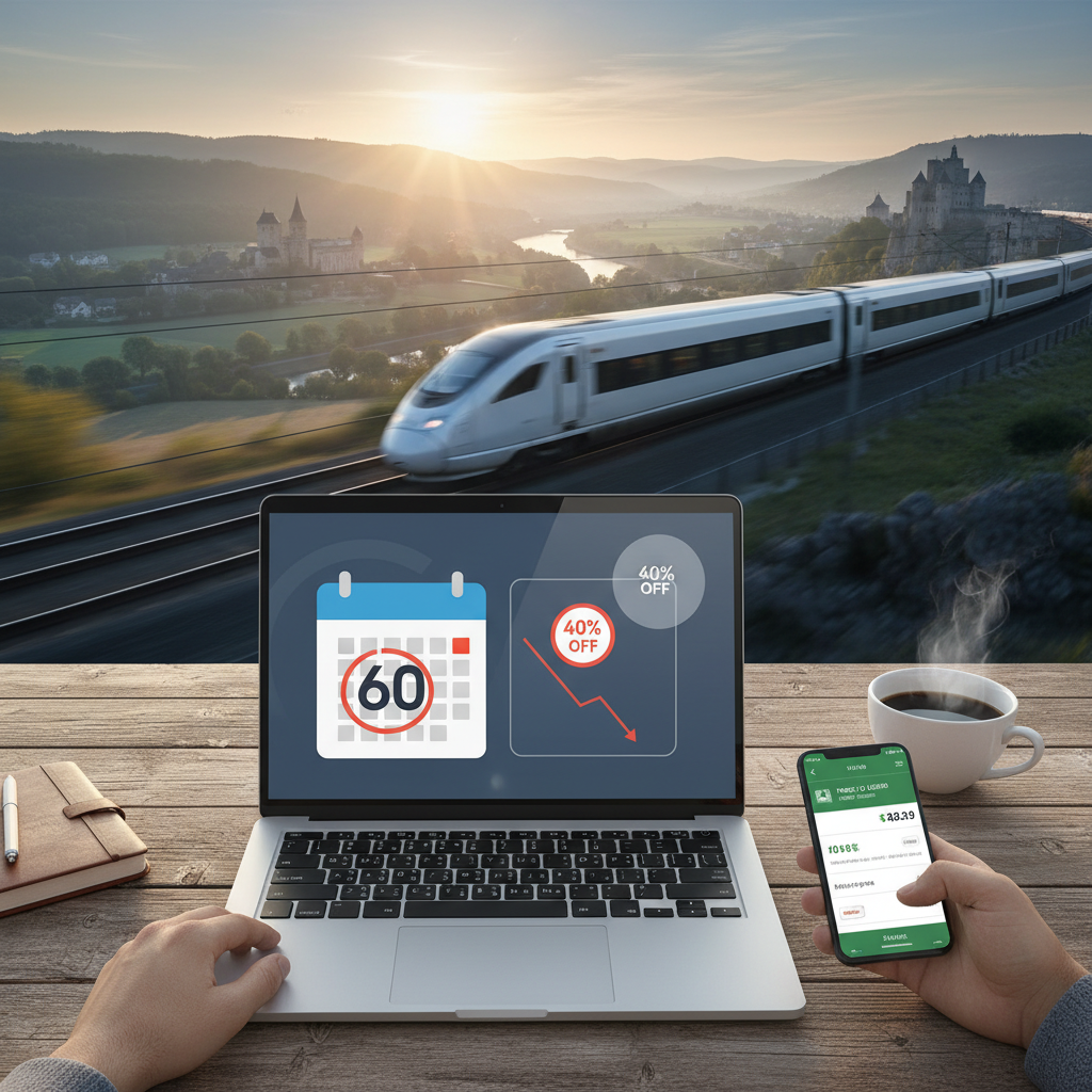 How Off-Peak Train Booking Windows 60 Days in Advance Save Up to 40% on Popular European Routes