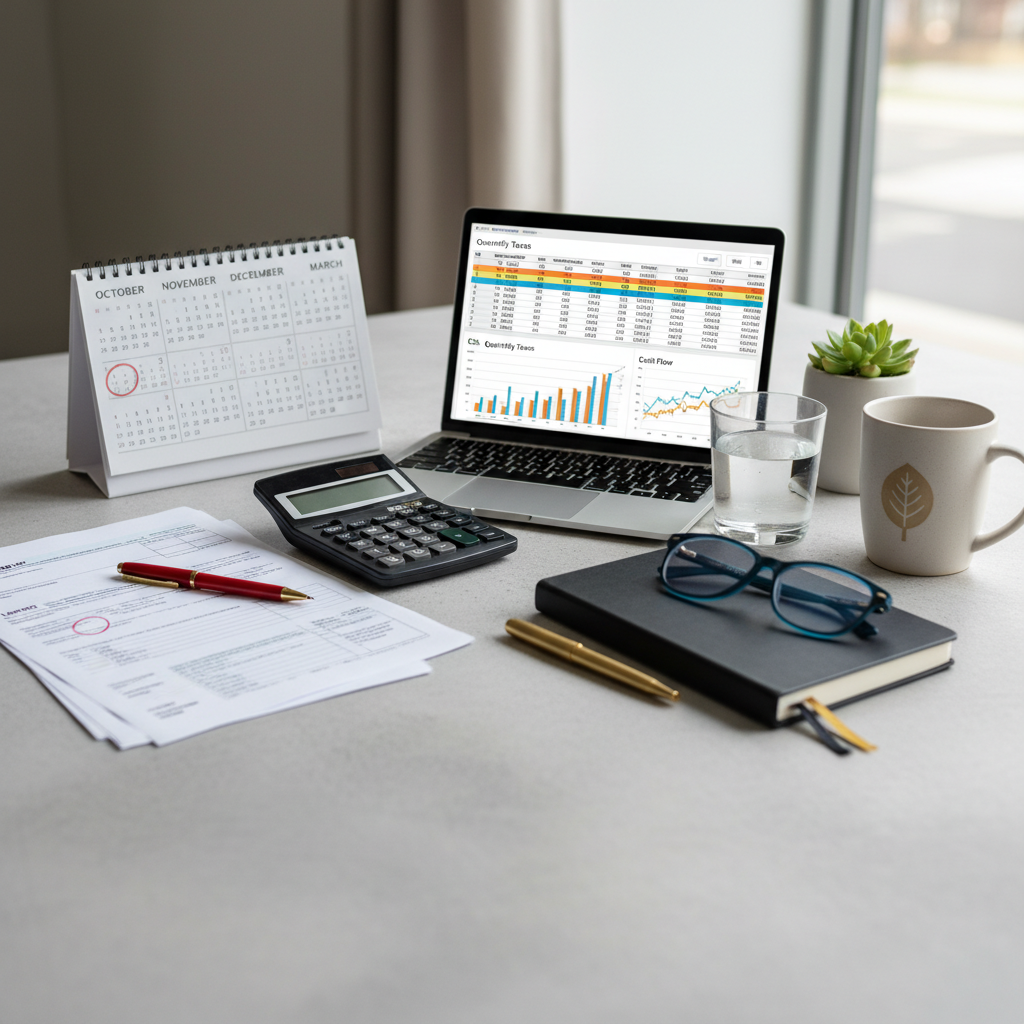 How 1099-NEC Income Timing Across Calendar Years Affects Quarterly Tax Payments and Cash Flow Management